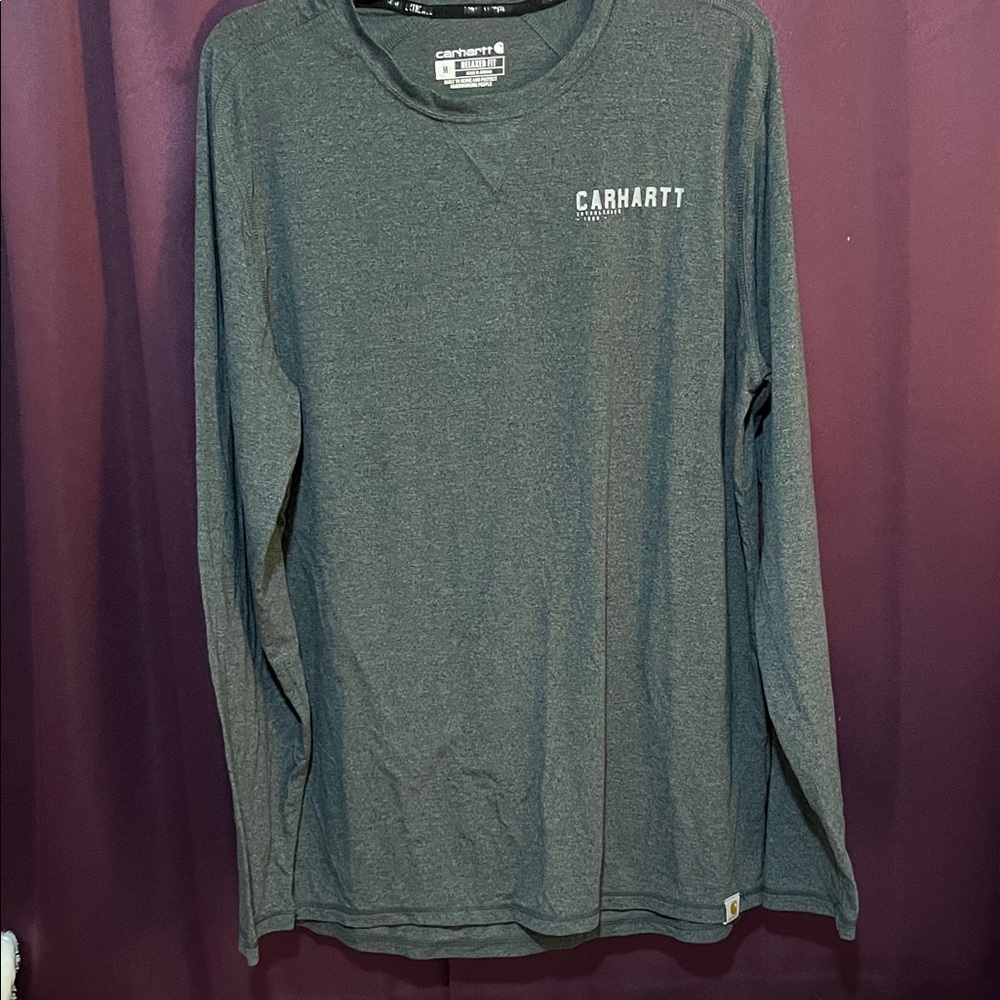Carhartt Men's Dark Gray Long Sleeve Shirt